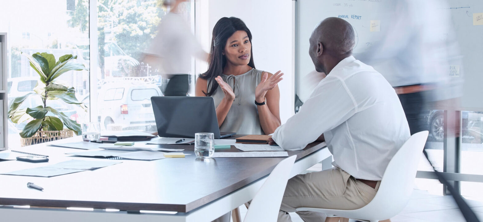 People talking at work, finding ways to Reduce the Mental Load of Asking for Accommodations at Work
